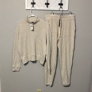 Monrow Cozy Cream Lounge Set